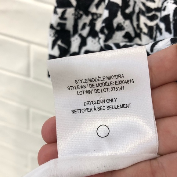 Theory Maydra' Print Cotton Fit & Flare Dress - Picture 8 of 8